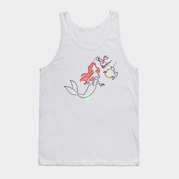 Beautyfull fish Tank Top by Kalpataru